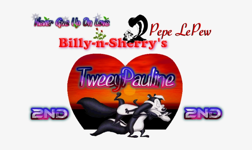 - - Lepew/pepe - Lepew - Winner - Banner - Template - Cartoon, transparent png download