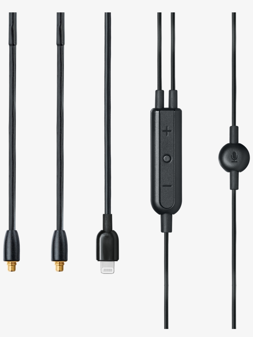 The Remote Mic Accessory Cable Will Start Shipping - Shure Rmce-ltg Premium Remote + Mic Lightning Accessory, transparent png download