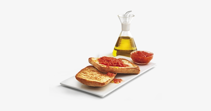 Toast With Tomatoes - Tostadas Con Tomate Y Aceite, transparent png download