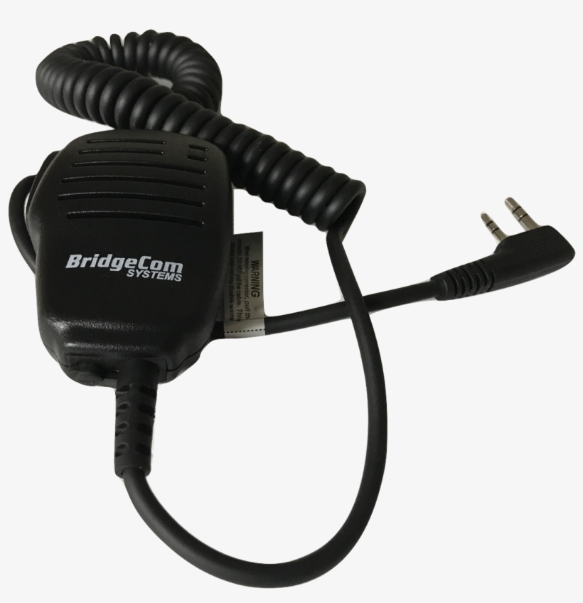 Bridgecom Systems Bridgecom Bcs-200 Water Resistant - Bridgecom Systems Bridgecom Bcs-200 Speaker Mic, transparent png download