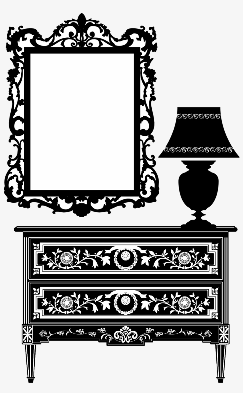 In This Page You Can Download Png Image - Vintage Furniture Clip Art, transparent png download