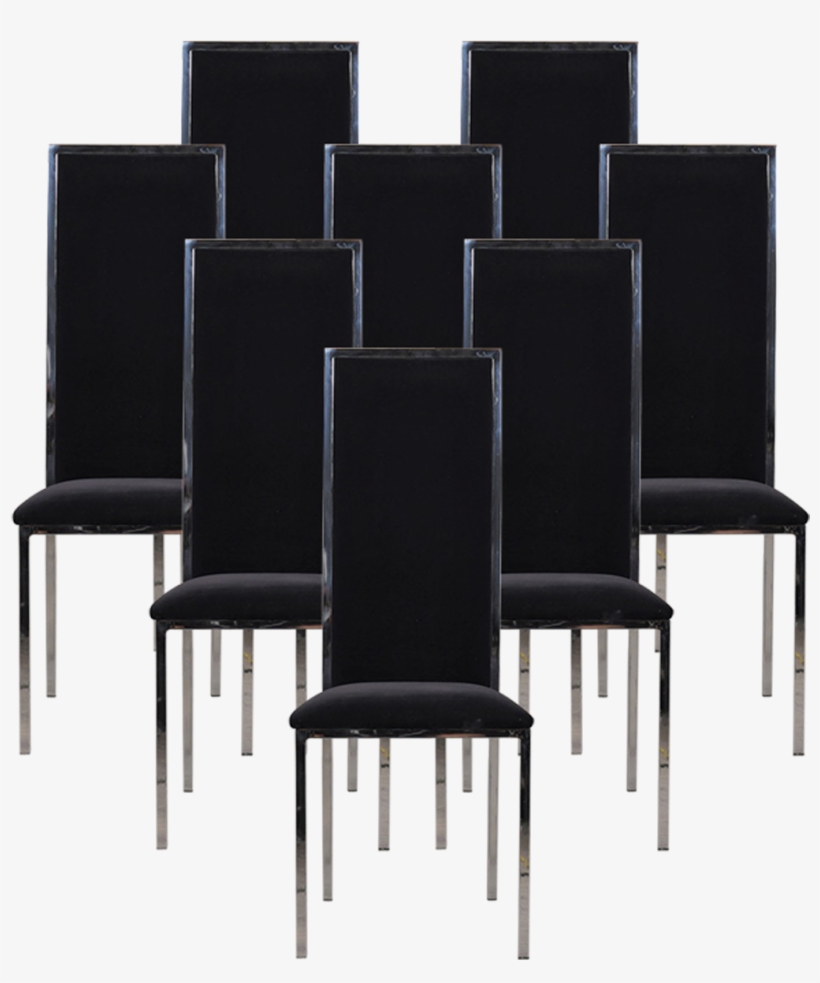 Viyet Designer Furniture Seating Vintage Chromed Steel - Chair, transparent png download