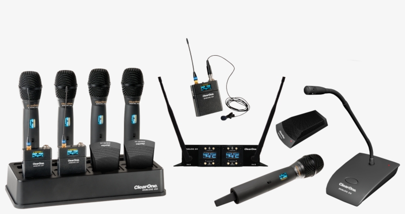 Wireless Microphone Systems - Clearone Wireless Microphones, transparent png download