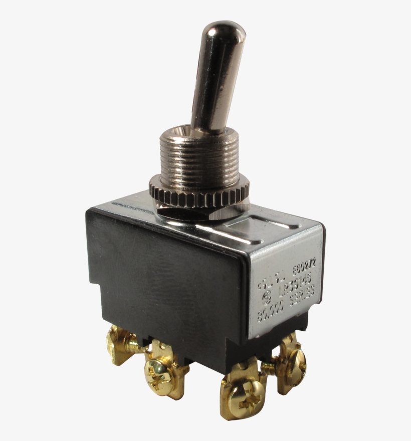 Toggle, Dpdt, On-on, Screw Terminals Image - 3 Position Switch, transparent png download