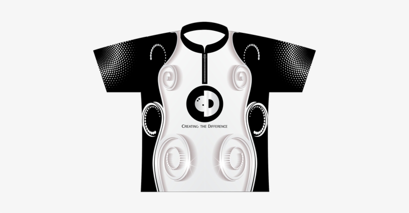 Creating The Difference Black/white Swirl Dye Sublimated - Logo, transparent png download