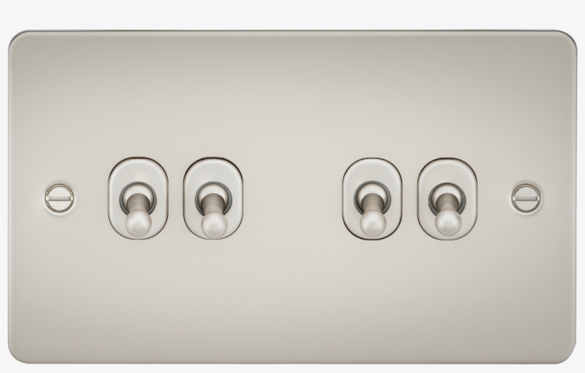 Flat Plate 10a 4g 2 Way Toggle Switch - Switch, transparent png download