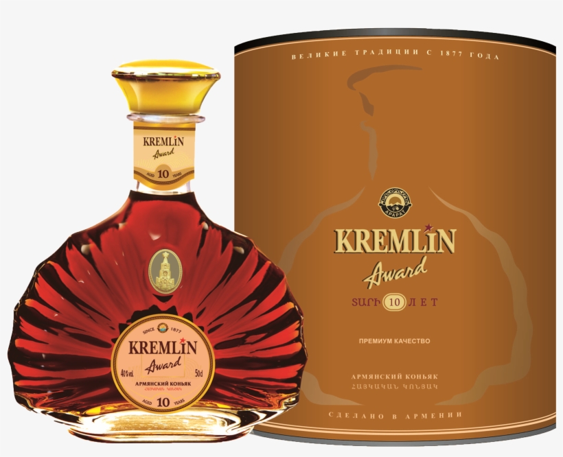 Kremlin Award Kremlin Award Armenian Brandy Aged 10 - Bottle, transparent png download