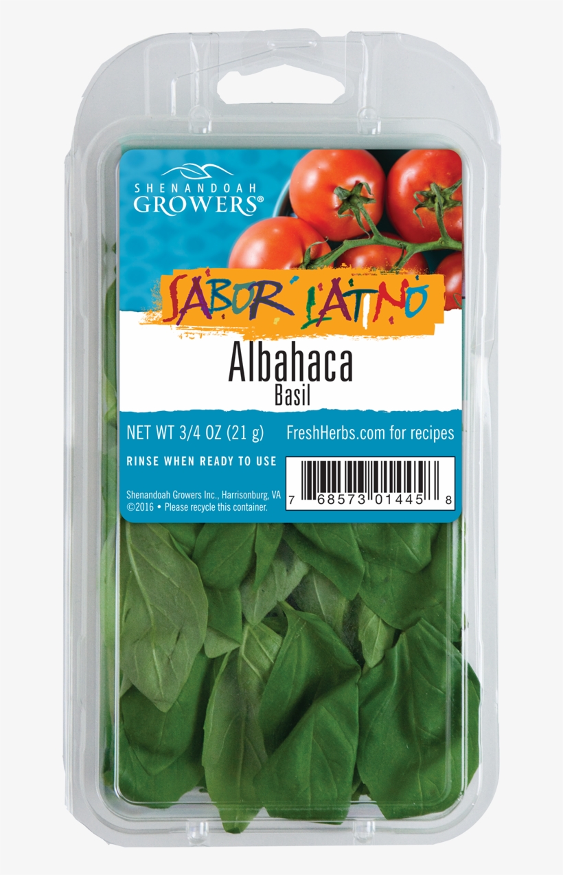 Albahaca - Fresh Produce Organic Thai Basil, 1/4 Oz, transparent png download