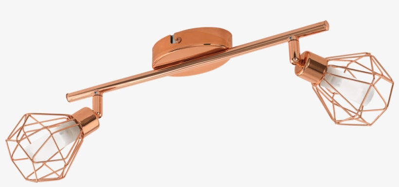 Regleta 2 Focos Led Acabado En Cobre - Eglo 95546 | Spot Light Fitting | Zapata, transparent png download