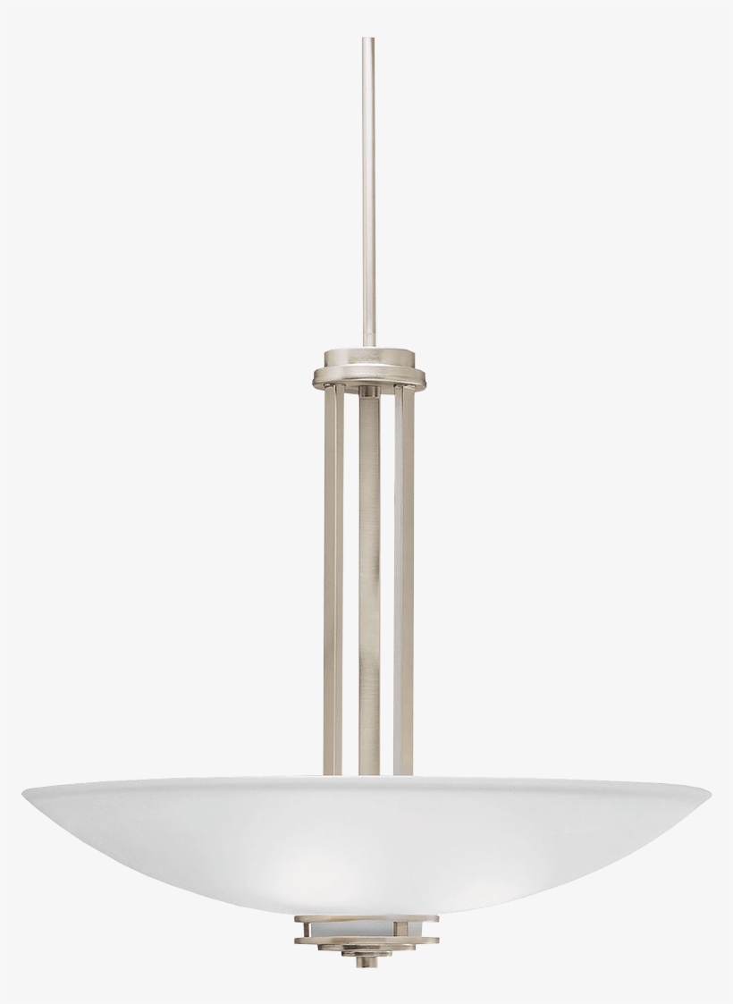 Loading Zoom - Kichler 3275ni, Hendrik 3-light Inverted Pendant, Brushed, transparent png download
