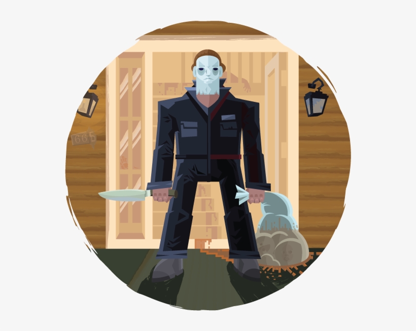 A Drawing Of Mike Myers - Drawing, transparent png download