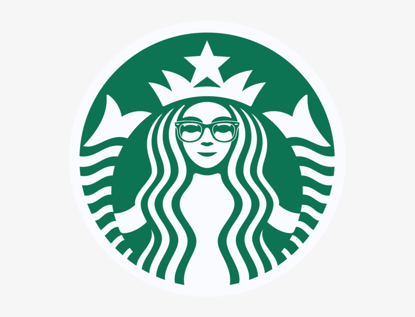 Starbucks Hipster Logo - Starbucks Gift Card 25, transparent png download