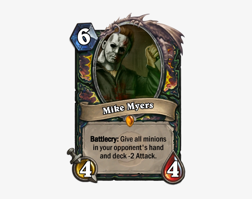 Great Turn 1 Aggro, And Still Useful At All Times Of - Hearthstone Heroes As Cards, transparent png download