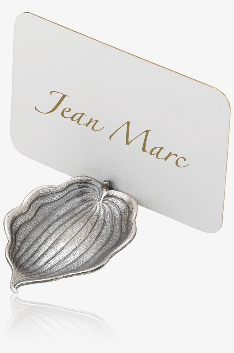 Place Marker Hosta - Silver, transparent png download