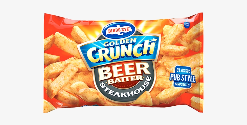 These Crispy Traditional Recipe Beer Batter Steakhouse - Birds Eye Beer Battered Chips, transparent png download