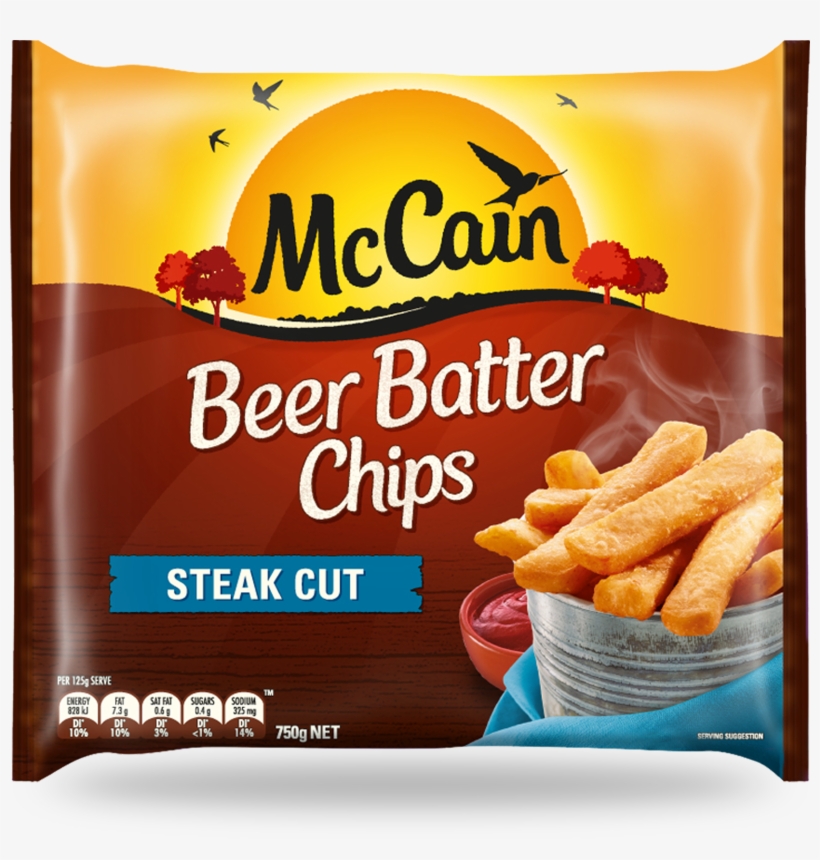 Beer Batter Steak Cut Chips 750g, transparent png download