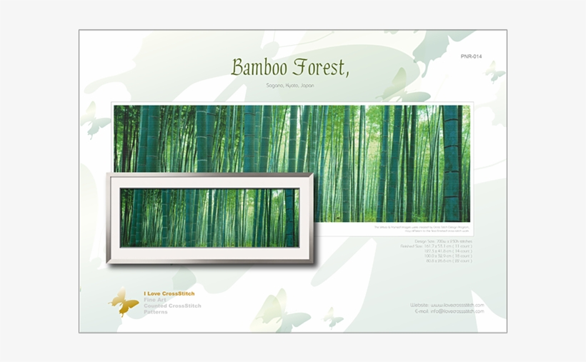 Prev - Canvas Art Set: Panoramic Images' Bamboo Forest, Sagano,, transparent png download