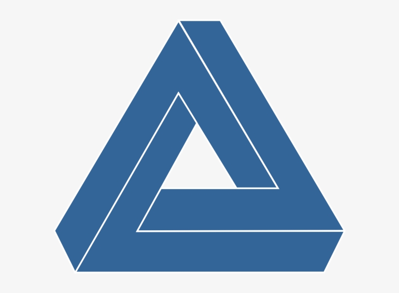 Blue Triangle 2 Svg Clip Arts 600 X 523 Px, transparent png download