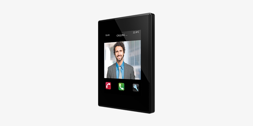 Z41 Com Negra - Zennio Zvi-z41com-ap Z41 Com Farb Touchpanel Ip Video, transparent png download