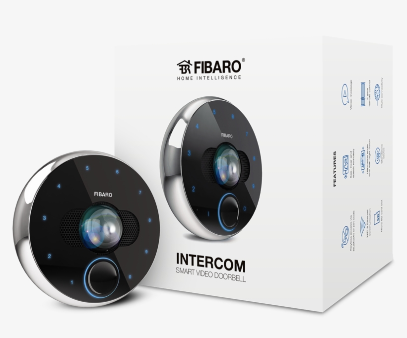 Fibaro Intercom Smart Doorbell Camera, Wi-fi, Gates - Fibaro Intercom, transparent png download