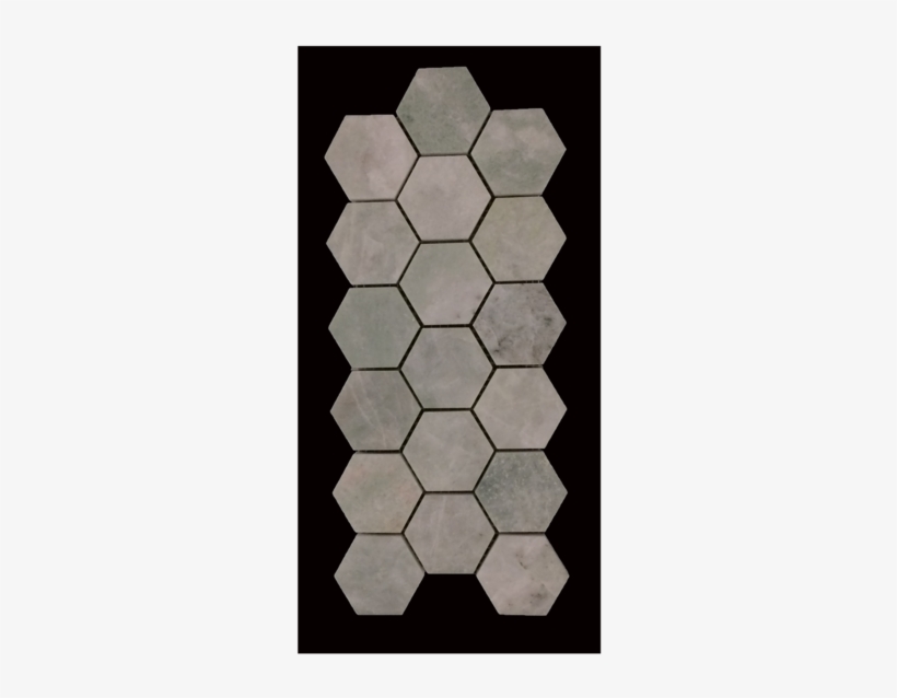 2" Hexagon Ming Green Polished - Fairchild C-123 Provider, transparent png download