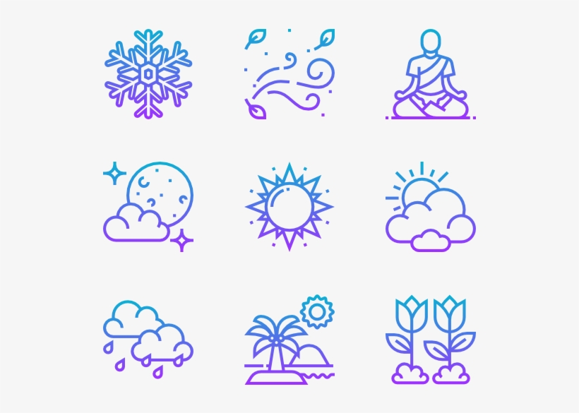 Weather 30 Icons View All 4 Icon Packs Of Thermometer - Weather, transparent png download