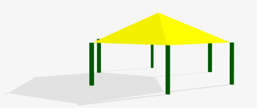 Hexagon Hip Roof - Triangle, transparent png download