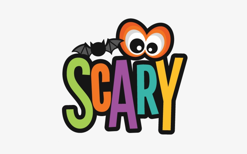 Scary Title Svg Scrapbook Cut File Cute Clipart Files, transparent png download