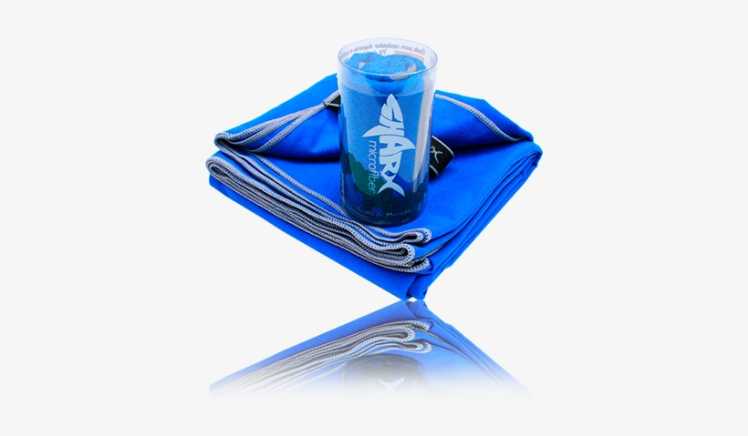 Toallas De Microfibra Sharx Azul Bote1 - Bag, transparent png download