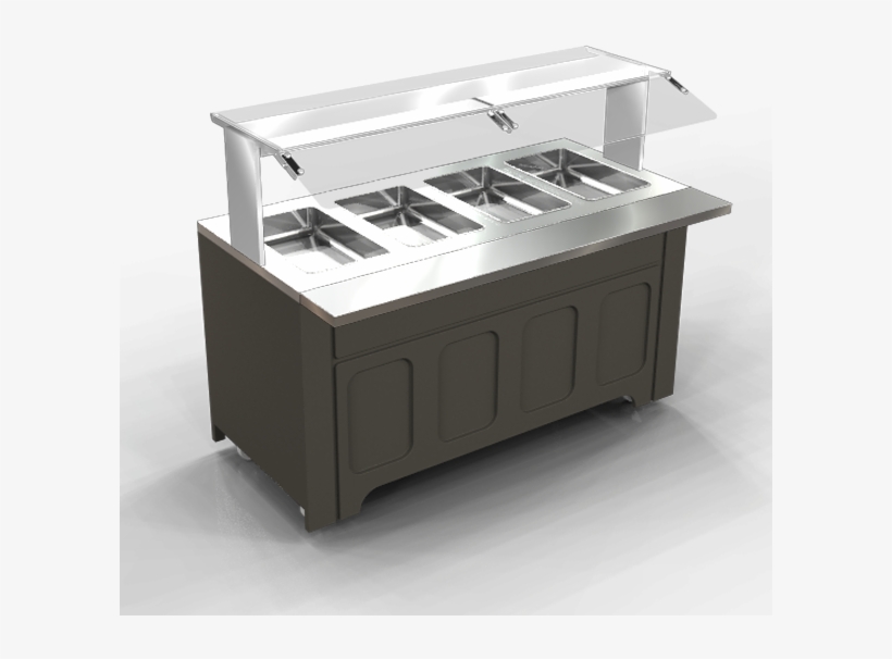 Hot Food Bar, Steam Table With 4 Dry Hot Wells, Nsf4, - Shelf, transparent png download