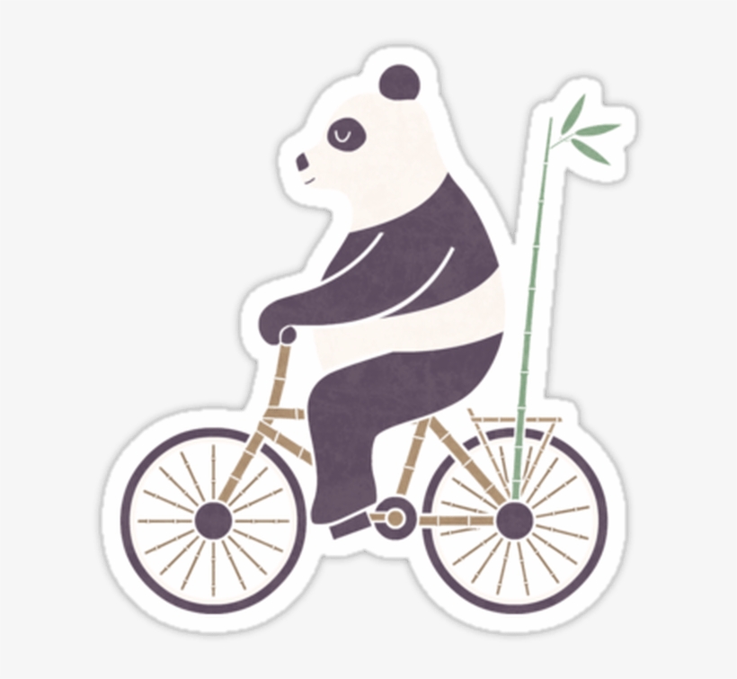 "my Bamboo Bicycle" Stickers By Teo Zirinis Redbubble - My Bamboo Bicycle Canvas Print - Small By Teo Zirinis, transparent png download