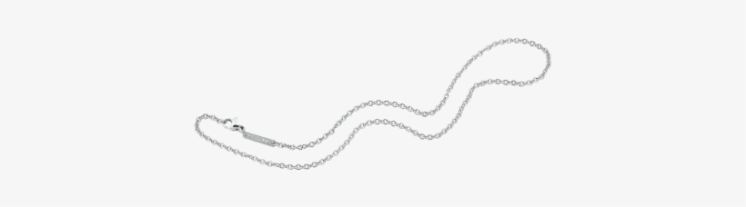 Cadena Catene En Oro Blanco De 18 Qt - Line Art, transparent png download