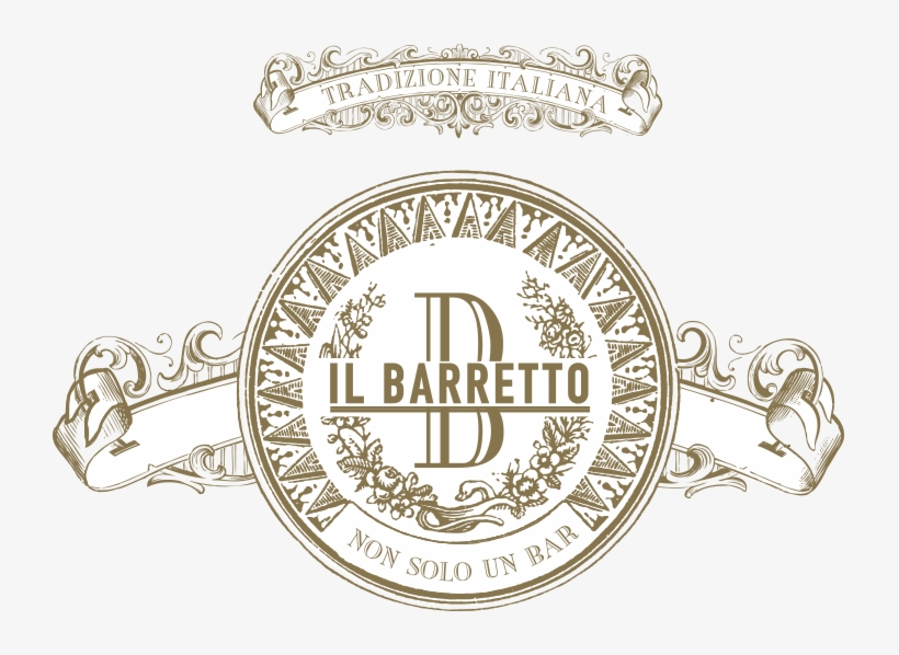 Il Barretto - Romantic Scroll Standard Rsvp, Black, transparent png download