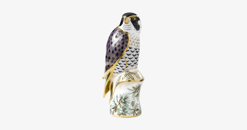 91papbox60837 - Royal Crown Derby Paperweights Collection - Peregrine, transparent png download