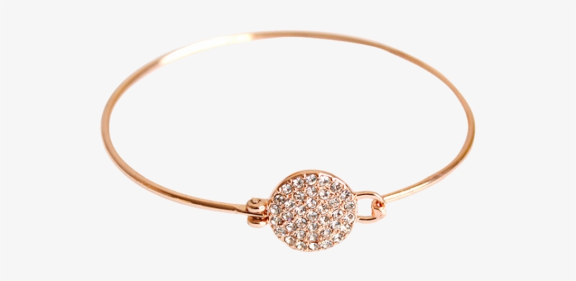 Zaful Pulsera Del Rhinestone De La Aleación De Ronda - Rosewholesale Jewelry Bracelets Chic Rhinestone Round, transparent png download