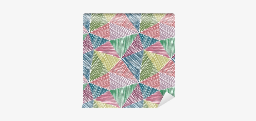 Doodle Seamless Pencil Scribble Pattern Wall Mural - Paper, transparent png download