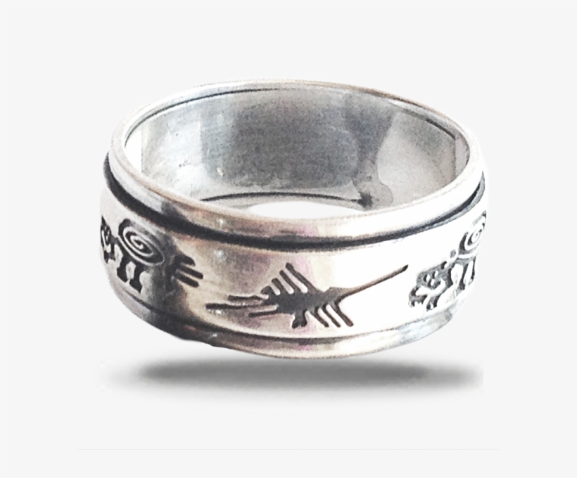 Back To Silver Rings - Nazca Lines Ring, transparent png download