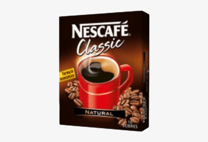 Nescafé Classic Natural Instant Coffee 10 Units 25 - Nescafe Coffee, Classic Natural - 200 G, transparent png download