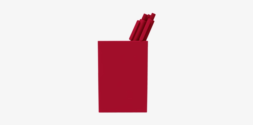 Red Pen Cup - Blue, transparent png download