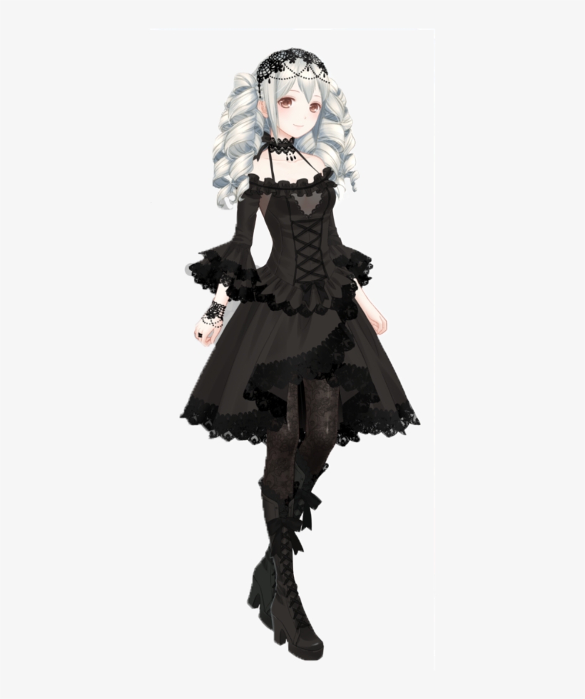Gothic Lolita Set - Gaya Gothic Love Nikki, transparent png download