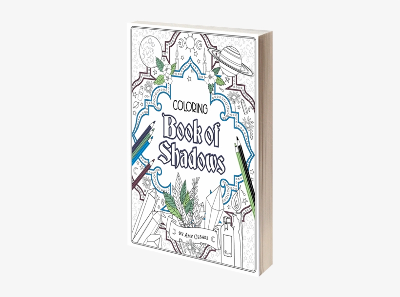 Clip Download Amazon Drawing Artwork - Coloring Book Of Shadows: Book Of Spells, transparent png download