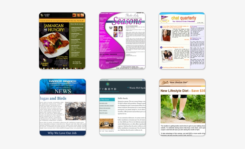Benchmark Newsletter Templates Create A Custom Newsletter - Newsletter, transparent png download