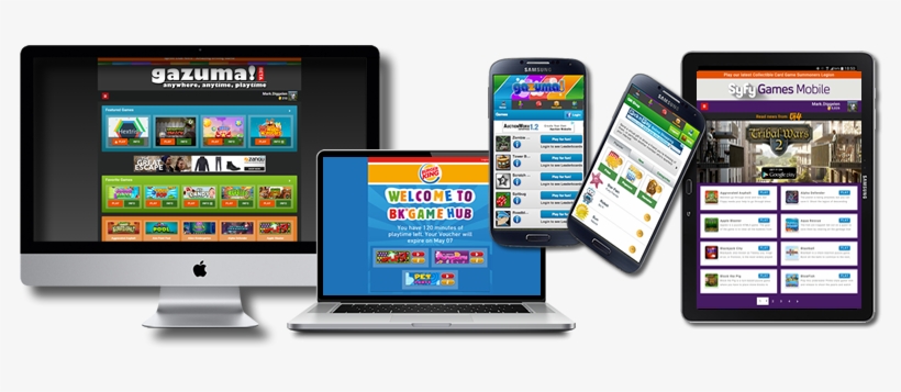 Gamezboost Games Platform Devices Collage Compressed2 - Gaming Pc Vs Smartphone, transparent png download