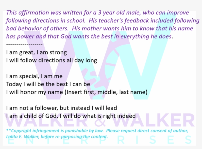 Affirmations By Lolita - Male, transparent png download