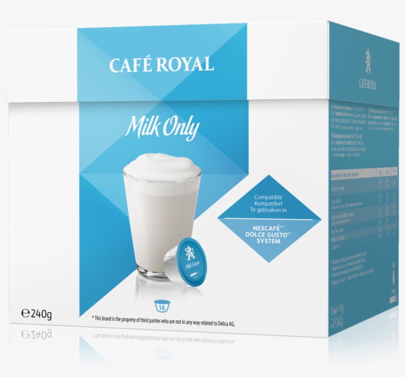 Cafe Royal Milk Only Kompatibel Mit Nescafe Dolce Gusto - Cafe Royal Dolce Gusto, transparent png download