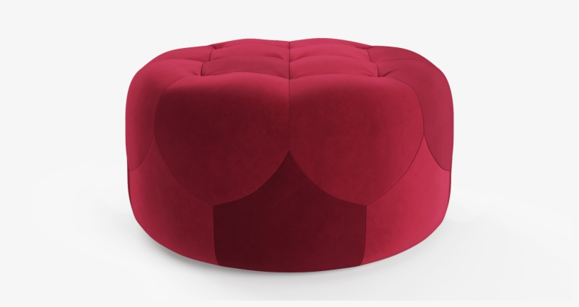 Marque Small Round Ottoman - Ottoman, transparent png download