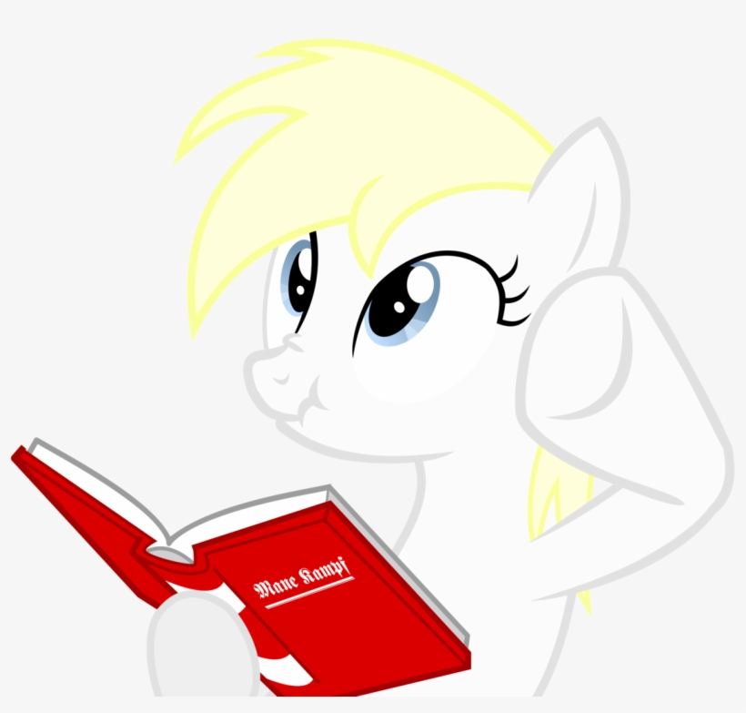Tuesday, Blackletter, Book, Earth Pony, Female, Holding, - Horse, transparent png download
