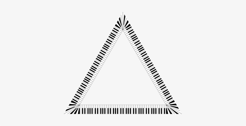 Piano Musical Keyboard Computer Icons Musical Note - Triangle Piano, transparent png download