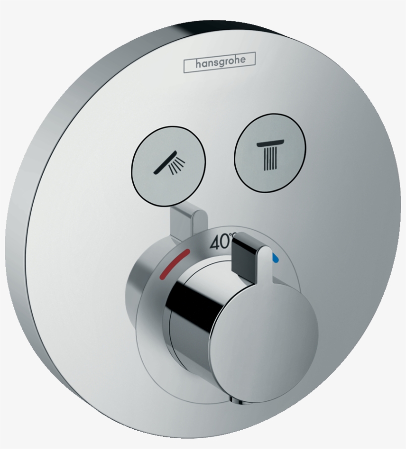 Showerselect S Termostato Empotrado Para 2 Funciones - Hansgrohe Touch, transparent png download
