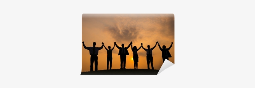 Silhouettes Of Business People Outdoors Wall Mural - Unity People Png, transparent png download